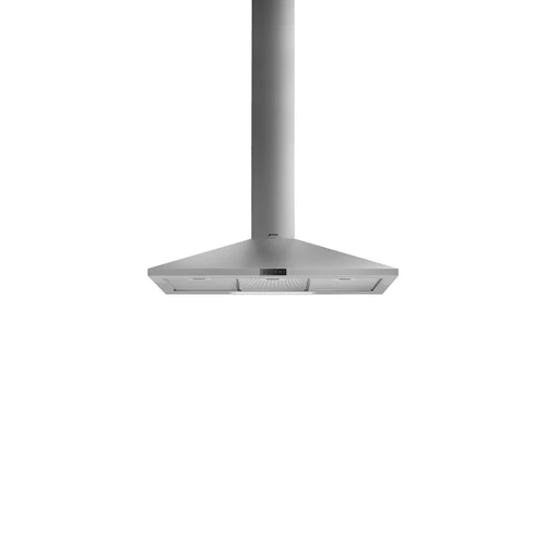 SMEG UNIVERSALE design kürtős fali páraelszívó, 90 cm, inox, fekete nyomógombos vezérlés