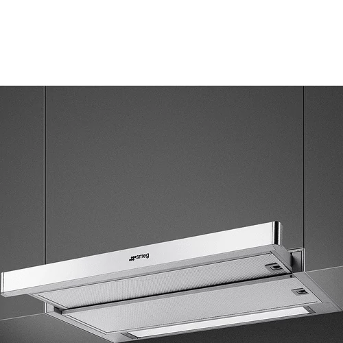 SMEG UNIVERSALE design teleszkópos páraelszívó, 60 cm, inox, LED csík