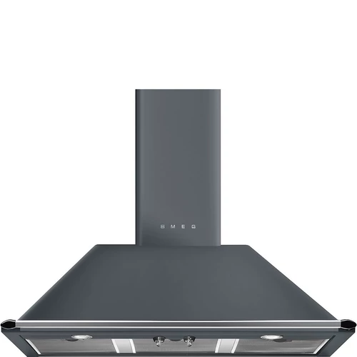 SMEG VICTORIA design kürtős fali páraelszívó, 100 cm, palaszürke