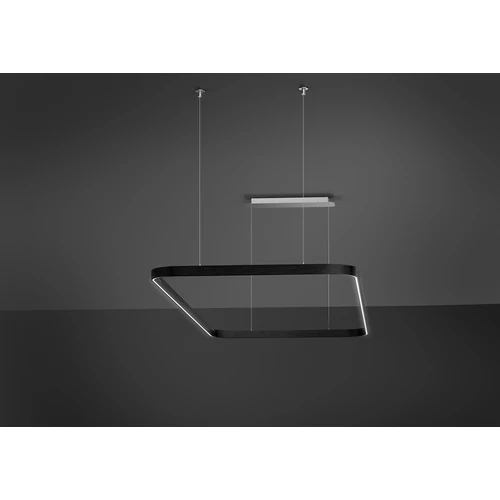 SMEG függesztett LED világító keret mozgásvezérléssel, 180x67 cm, matt fekete