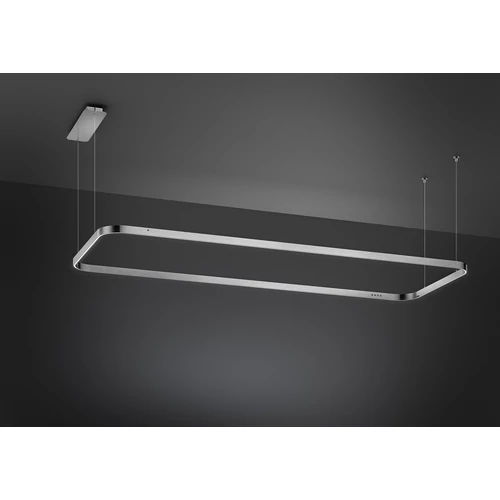 SMEG függesztett LED világító keret mozgásvezérléssel, 180x67 cm, matt fekete