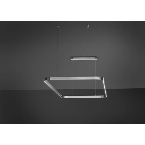 SMEG függesztett LED világító keret mozgásvezérléssel, 180x67 cm, matt fekete