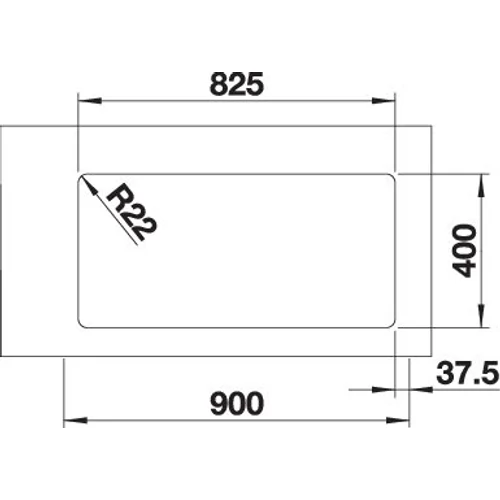 BLANCO ANDANO 400/400-U exc.nél InFino