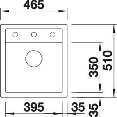 BLANCO DALAGO 45 palaszürke exc.