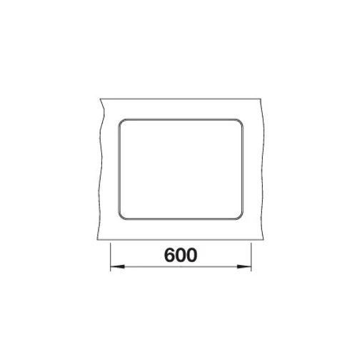 BLANCO ETAGON 500-F fehér tart., SZINTBE ÉPÍTÉS