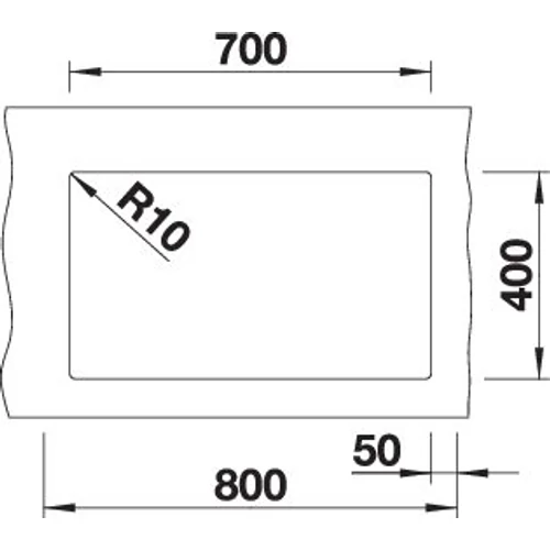 BLANCO SUBLINE 700-U antracit exc.n.
