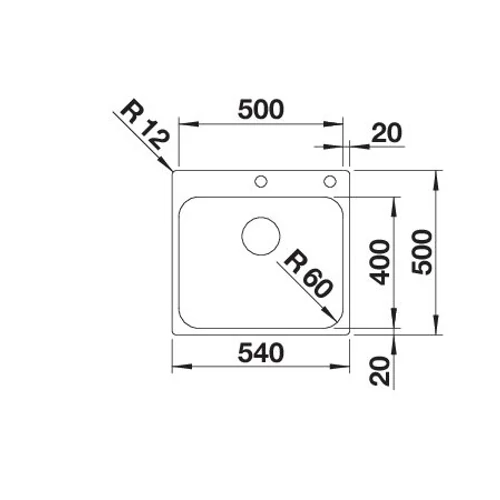 BLANCO SUPRA 500-IF/A fényezett exc. R12