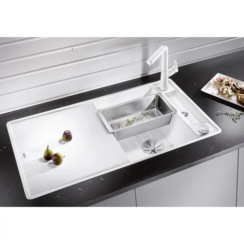 BLANCO AXIA III 5S-F palasz. üveg tar, SZINTBE ÉPÍTÉS