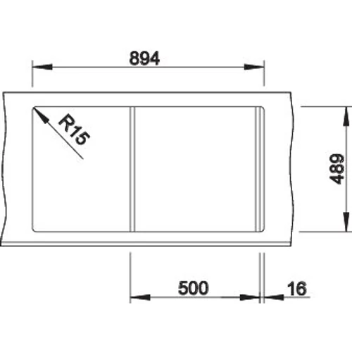 BLANCO AXIS III 5S-IF selyemf. tart.