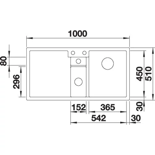 BLANCO COLLECTIS 6S palaszürke exc.