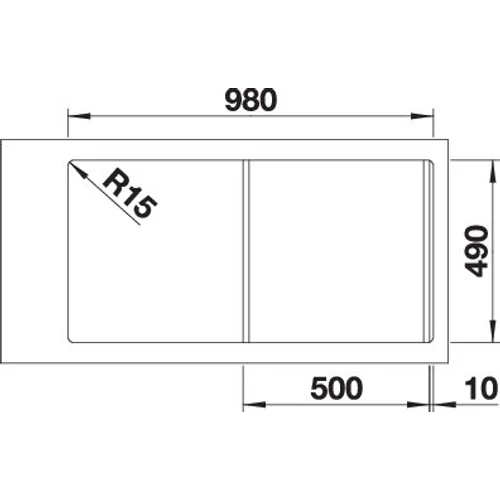 BLANCO DIVON II 5S-IF jobbos InFino