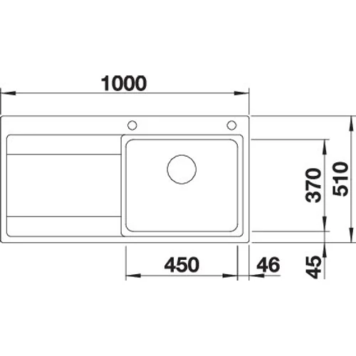 BLANCO DIVON II 5S-IF jobbos InFino
