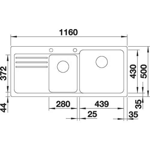 BLANCO NAYA 8 S kávé exc.nélk.balos