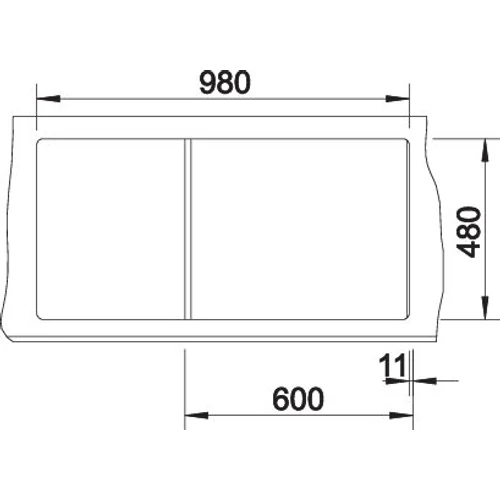 BLANCO ZIA 6 S antracit tart.nélk.
