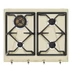 SMEG GÁZ FŐZŐLAP, Colonial, 60 cm, bézs